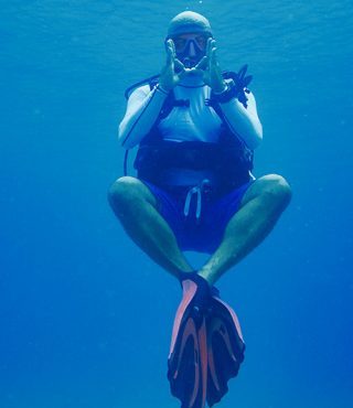 Sibarth diving instructor on St Barth